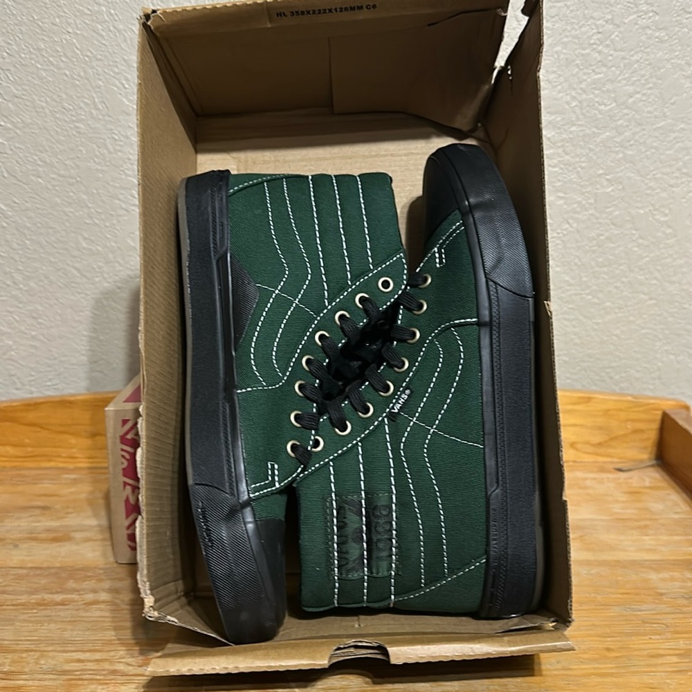 Vans Sk8 Hi 238 Dakota Roche Green Black Ultra Cush men’s 7.5 or women’s 9 - Picture 11 of 14